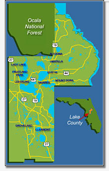 Click to view a map of Lake County Florida